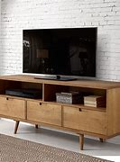 Image result for Mid Century Wooden TV Cabinet