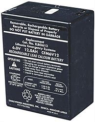Image result for 6 Volt Emergency Light Battery