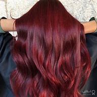 Image result for رنگ موی قرمز