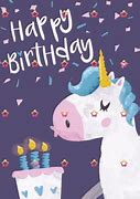 Image result for Unicorn Happy Birthday Song