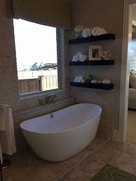 Image result for Free Standing Tub with Shelf