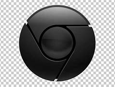 Image result for Google Chrome Icon Black