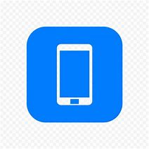 Image result for Small Square Phone Logo Blue