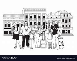 Image result for Tourism Black and White