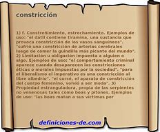 Image result for constrictivo