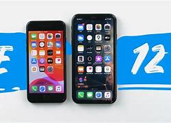 Image result for iPhone X Next to iPhone SE