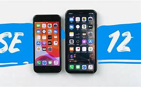 Image result for iPhone 12 vs iPhone SE 2020