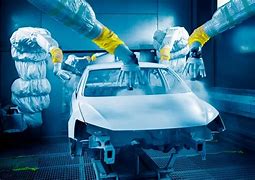 Image result for Painting in Auto Mobile Factories