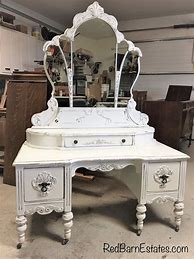 Image result for Antique Makeup Vanity Table