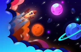 Image result for Space Cartoon Background Cute