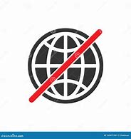 Image result for Not Connected to Internet Symbol