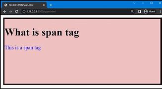 Image result for Content Box Span in HTML