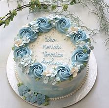 Image result for 11th Birthday Cake Flowers Blue