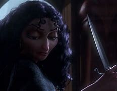 Image result for Mother Gothel and Flynn