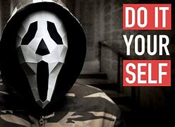Image result for How to Make a Paper Scream Mask