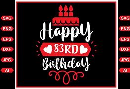 Image result for 83rd Birthday Clip Art