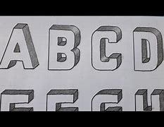 Image result for A to Z Alphabet 3D Capital Letter