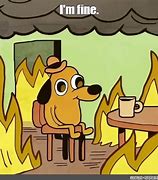 Image result for This Is Fine Burning Meme