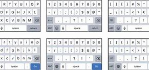 Image result for iPhone Keyboard Layout Symbols
