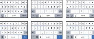 Image result for iPhone 6 Plus Numbers Keyboard