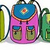 Image result for Backpack On Hook Clip Art