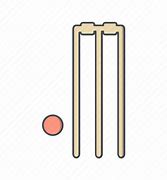 Image result for Cricket Stumps Outline