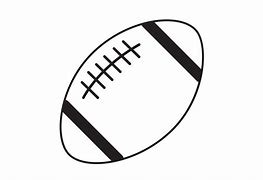 Image result for Football Clip Art Black and White