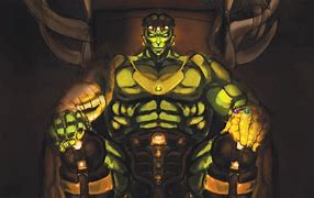 Image result for Hulk with Infinity Gauntlet