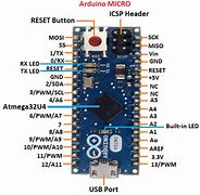 Image result for Arduino Micro Pin Diagram