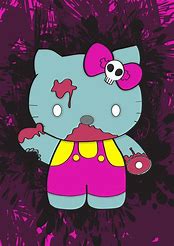 Image result for Goth Hello Kitty Wallpaper