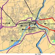 Image result for Road Map of Easton PA