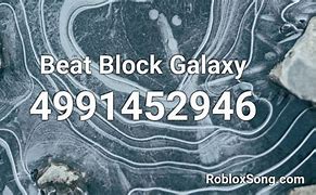 Image result for Beep Block Galaxy Roblox ID