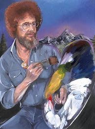 Image result for Bob Ross Portrait