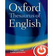 Image result for Oxford Dictionary and Thesaurus