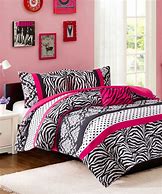 Image result for Pink Zebra Print Bedding
