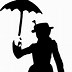 Image result for Mary Poppins Silhouette