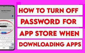 Image result for How to Turn Off Password When Downloading a App iPhone
