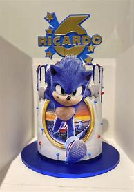 Image result for Sonic Birthday Cake