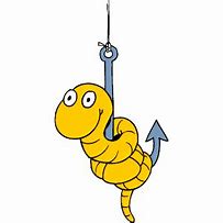 Image result for Worm On a Hook Clip Art