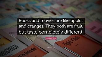 Image result for Stephen King Apples and Oranges