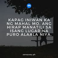 Image result for Sad Quotes Tagalog