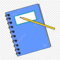 Image result for Notebook and Pencil Clip Art