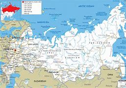 Image result for Russia Cities Map