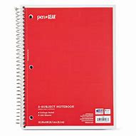 Image result for Red Spiral Notebook