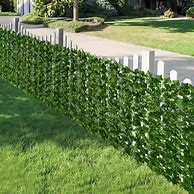 Image result for Artificial Outdoor Ivy Vine Privacy Screen