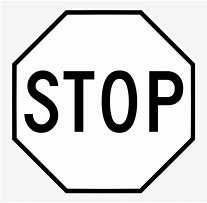 Image result for Stop Sign Outline Clip Art
