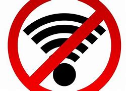 Image result for No WiFi Sign