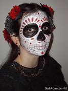Image result for Skull Makeup Tutorial