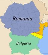 Image result for Map of Romania and Bulgaria