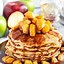 Image result for Cinnamon Apple Pancakes with Slices